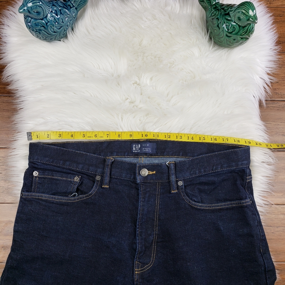 Gap mens athletic slim skinny jeans 34×32 - Picture 7 of 12